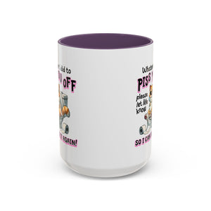 Funny Cat Mug - "Piss You Off" Coffee Cup for Cat Lovers