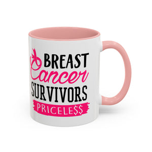 Breast Cancer Survivors Coffee Mug, Inspirational Cancer Gift, Supportive Awareness Mug, Gift for Survivors, Encouraging Morning Coffee