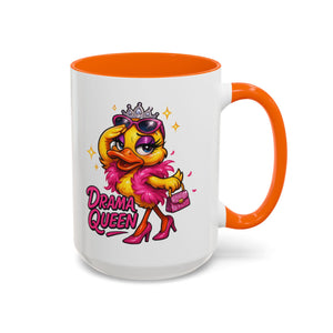 Drama Queen Coffee Mug, Funny Mug for Her, Gift for Drama Lovers, Sassy Office Mug, Unique Present for Birthdays