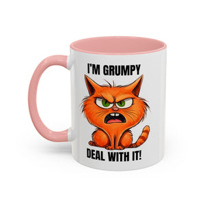 Grumpy Cat Coffee Mug, Funny Cat Mug, Gift for Cat Lovers, Office Coffee Cup, Humor Mug, 11oz 15oz