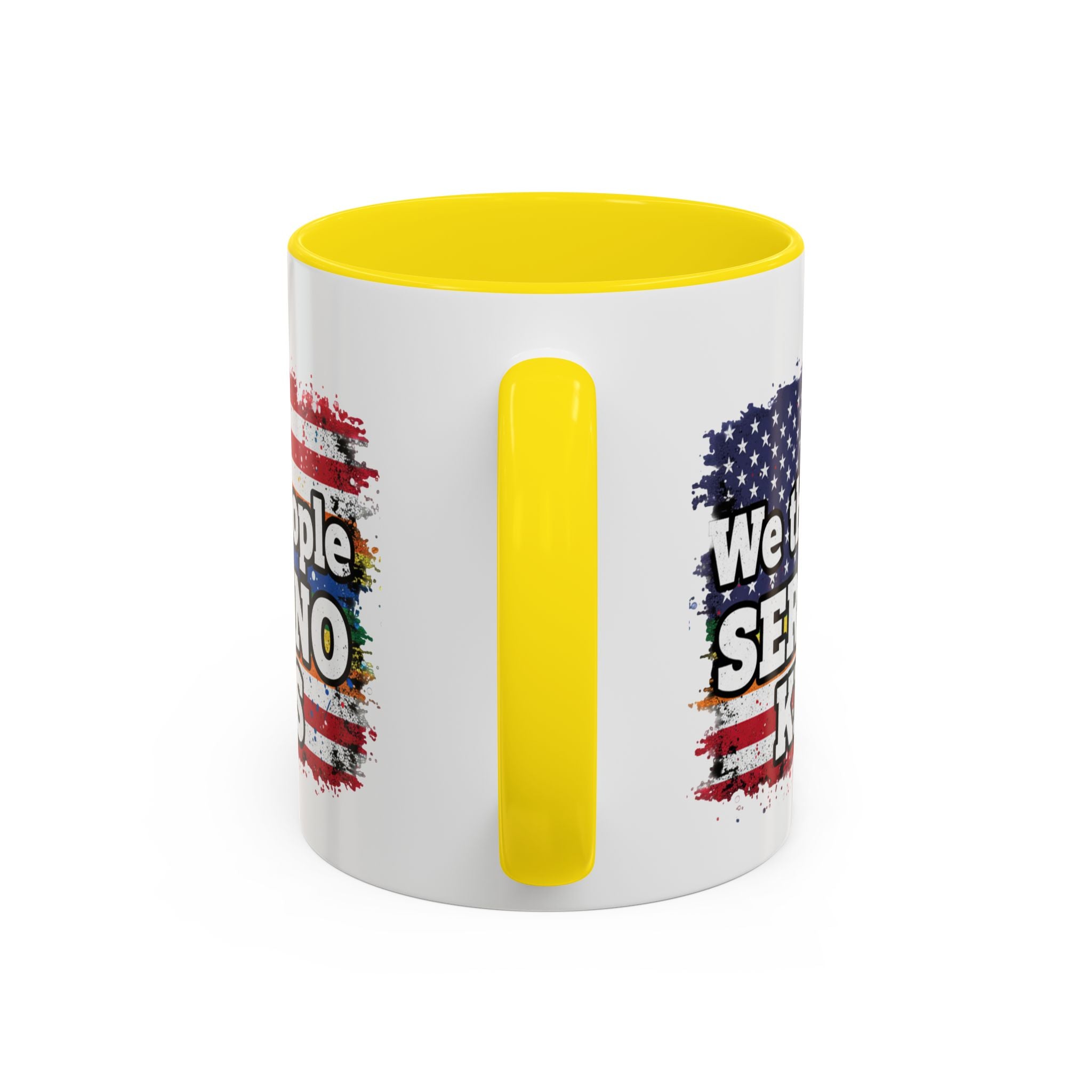 Patriotic Coffee Mug – "We the People Serve No Kings"