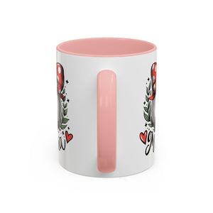 Mama's Accent Coffee Mug | Baseball & Heart Design | Gift for Mom, Mother's Day, Birthday, Coffee Lovers, Baseball Fans