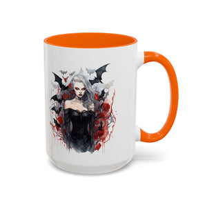 Gothic Coffee Mug, Dark Aesthetic Cup, Halloween Drinkware, Vampire Themed Gift, Horror Mug, Witchy Kitchen Decor
