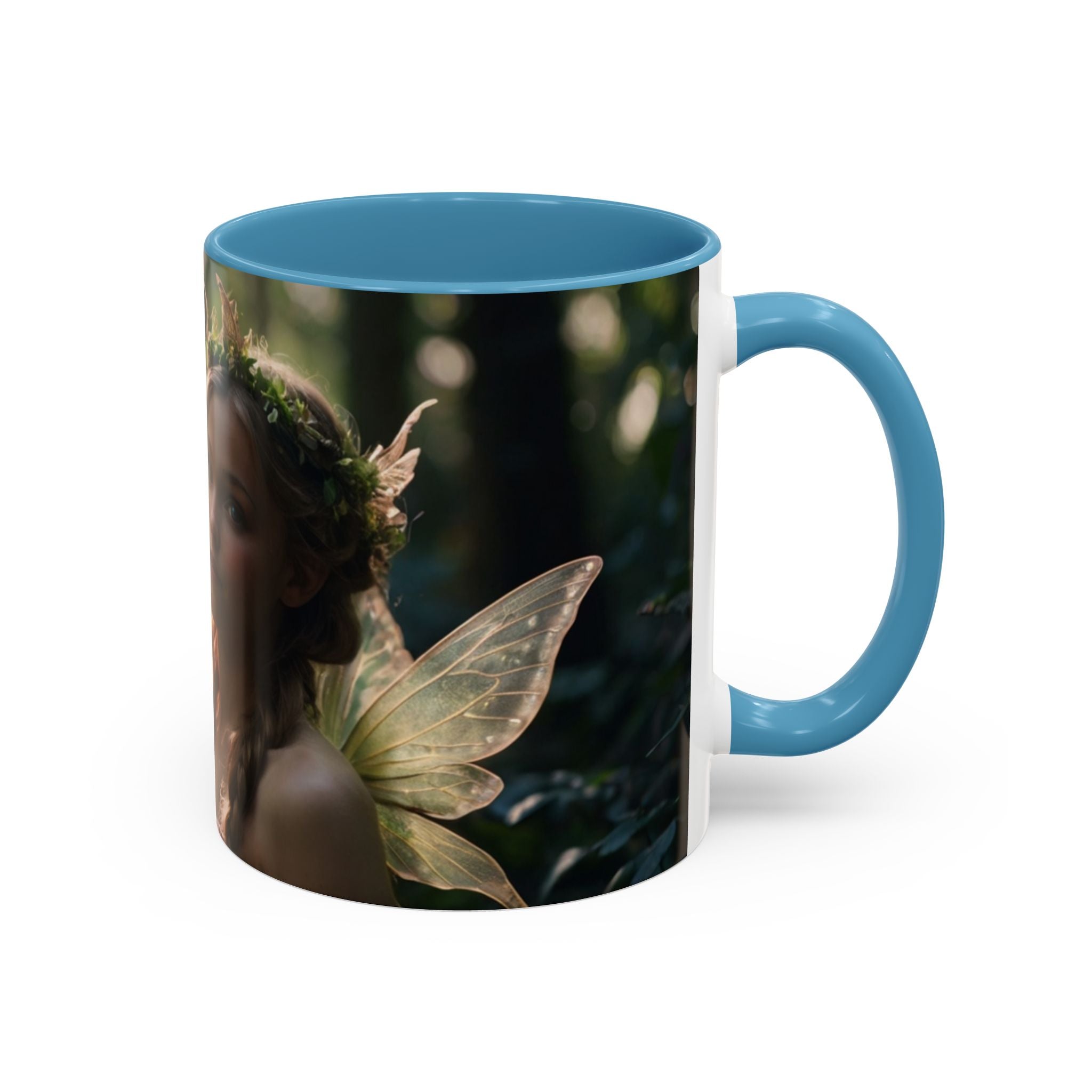 Fairy Forest Accent Coffee Mug - Enchanting Design for Nature Lovers