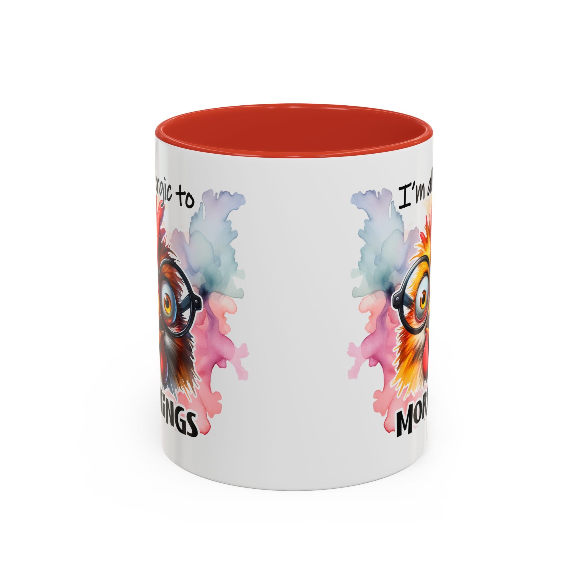 Funny Morning Coffee Mug, Gift for Coffee Lovers, Humorous Mug, Office Mug, Unique Cup for Mornings, Chicken Design