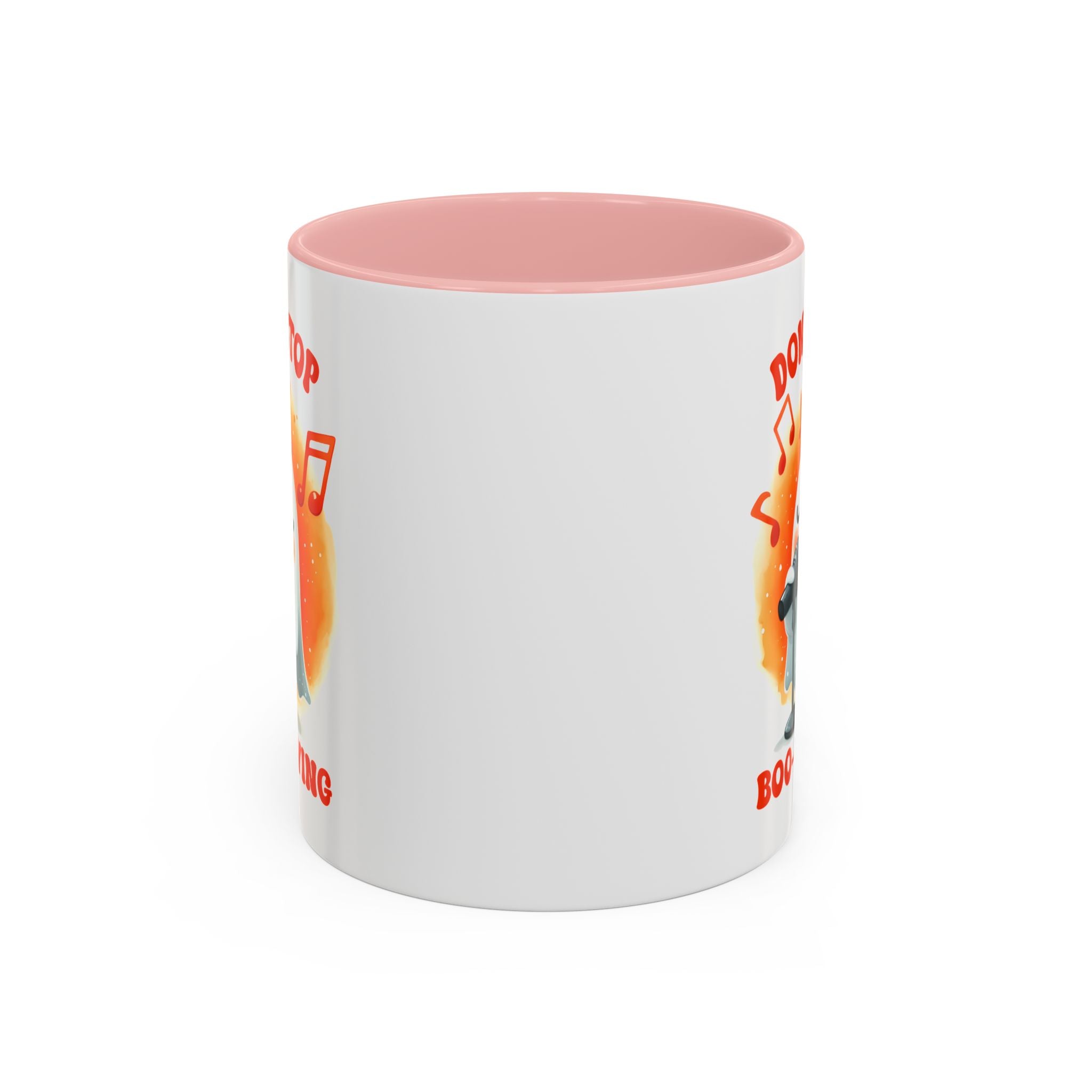 Ghost Coffee Mug, Perfect for Halloween, Fun Gift for Kids & Adults, Don't Stop Boo-lieving Mug, Caffeinated Spirits
