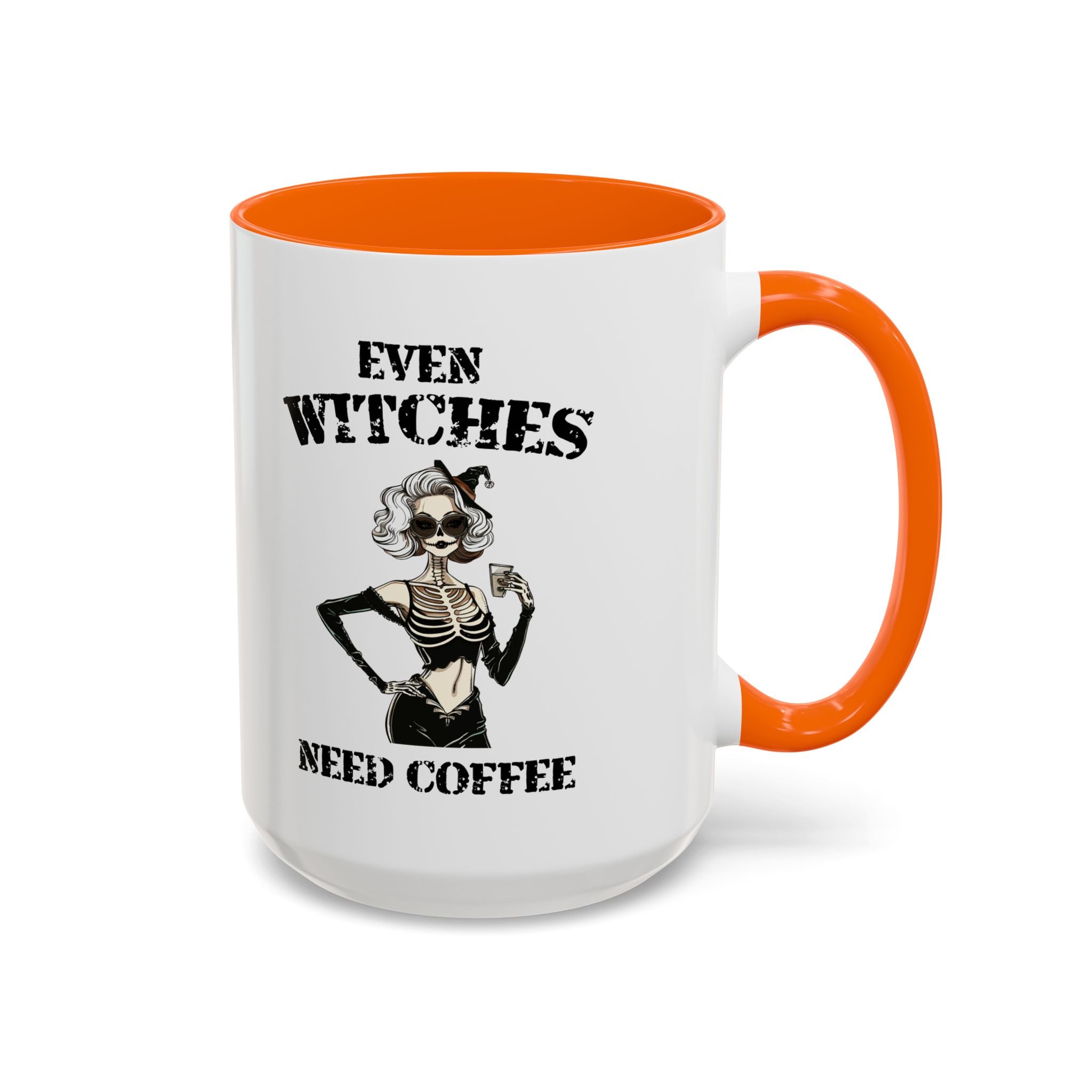 Witchy Coffee Mug - Even Witches Need Coffee, Spooky Gift, Halloween Decor, Witch Lover's Mug, Unique Coffee Cup