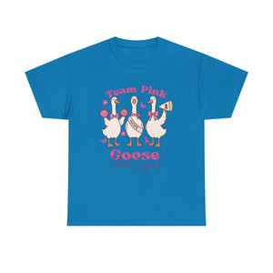 cancer awareness Cheer Squad Goose Tee - Perfect for Cheerleaders, Team Spirit, Bird Lovers, Fun Gifts, Casual Wear
