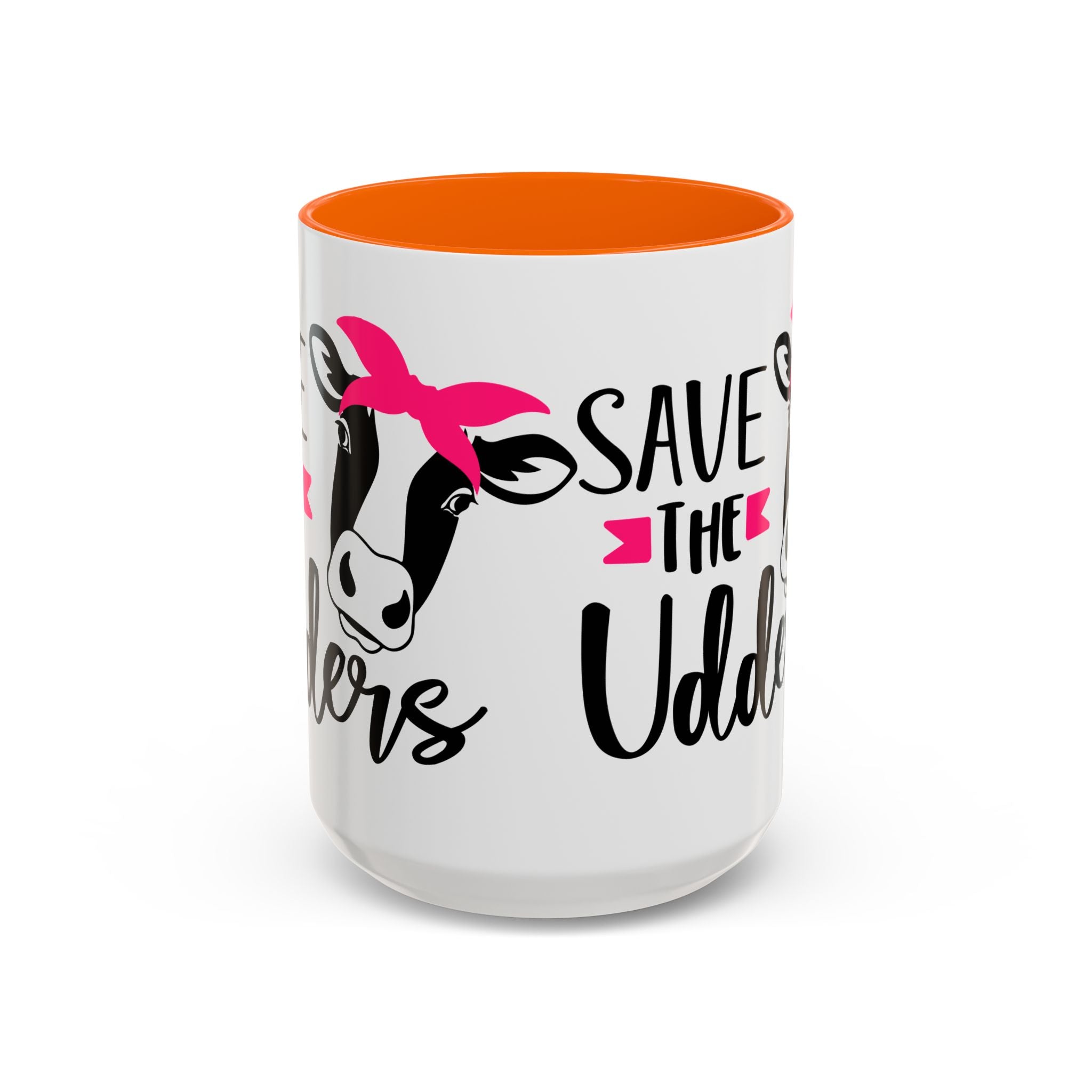 cancer awareness Cute Cow Mug - Save the Utters Coffee Cup, Gift for Animal Lovers,  Mug, Unique Birthday Gift