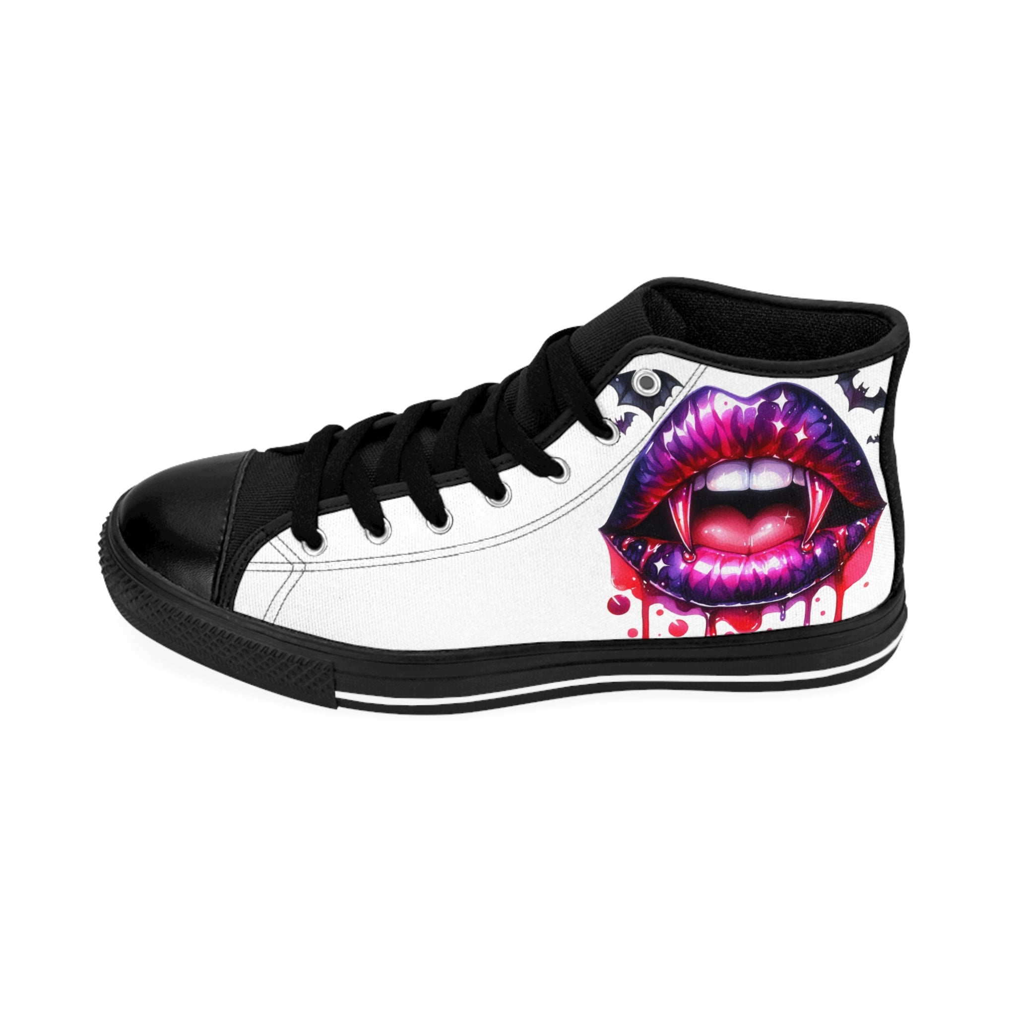vampire bite horror Men's Classic Sneakers halloween gift