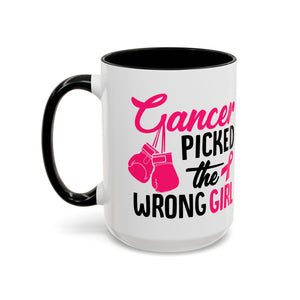 Empowering Cancer Warrior Mug, Coffee Cup for Fighters, Supportive Gift for Cancer Survivors, Inspiration for Awareness Events, [...]