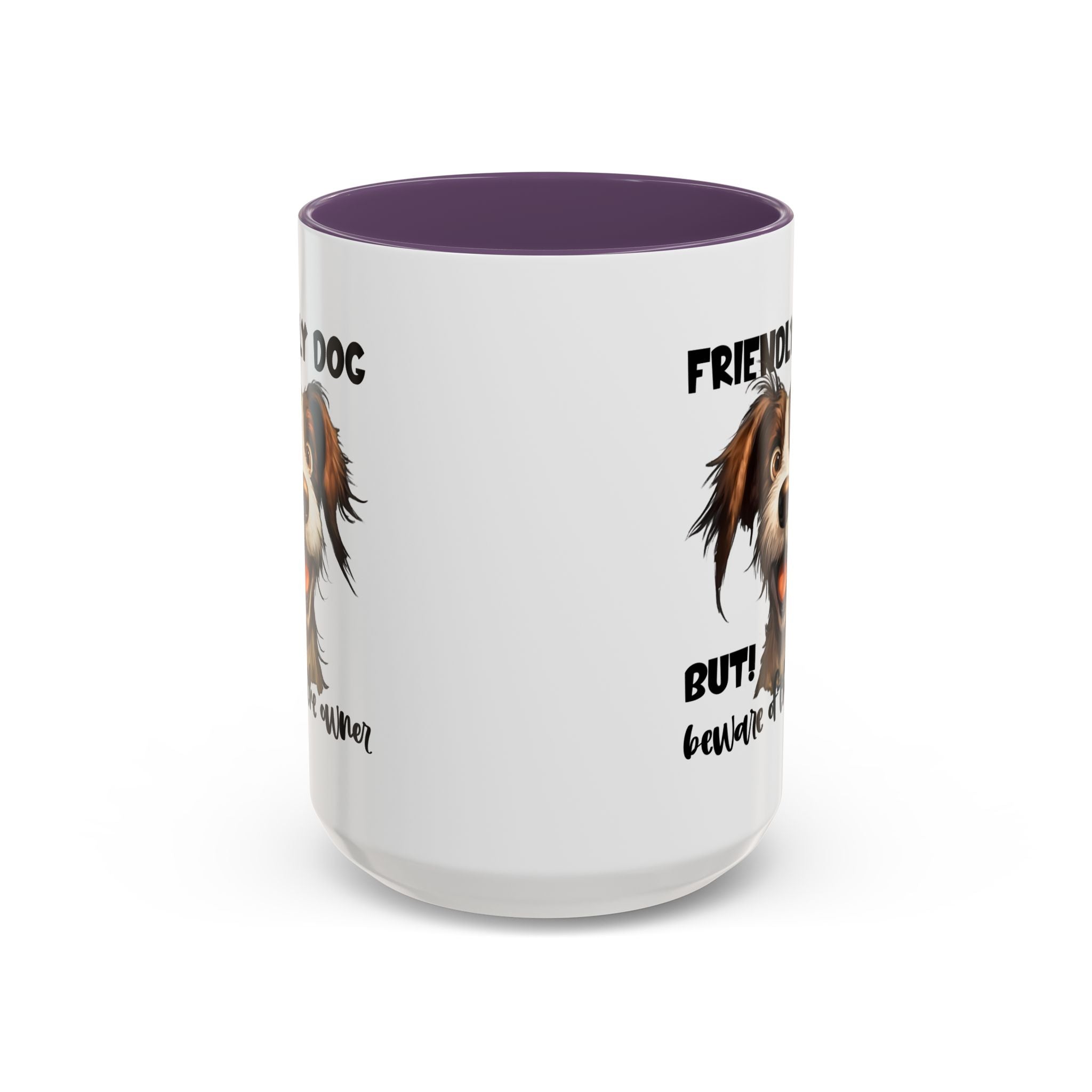 Friendly Dog Owner Mug, Dog Lover Gift, Funny Coffee Cup, Pet Owner Humor, Animal Lover Present, Holiday Gift for Dog Lovers