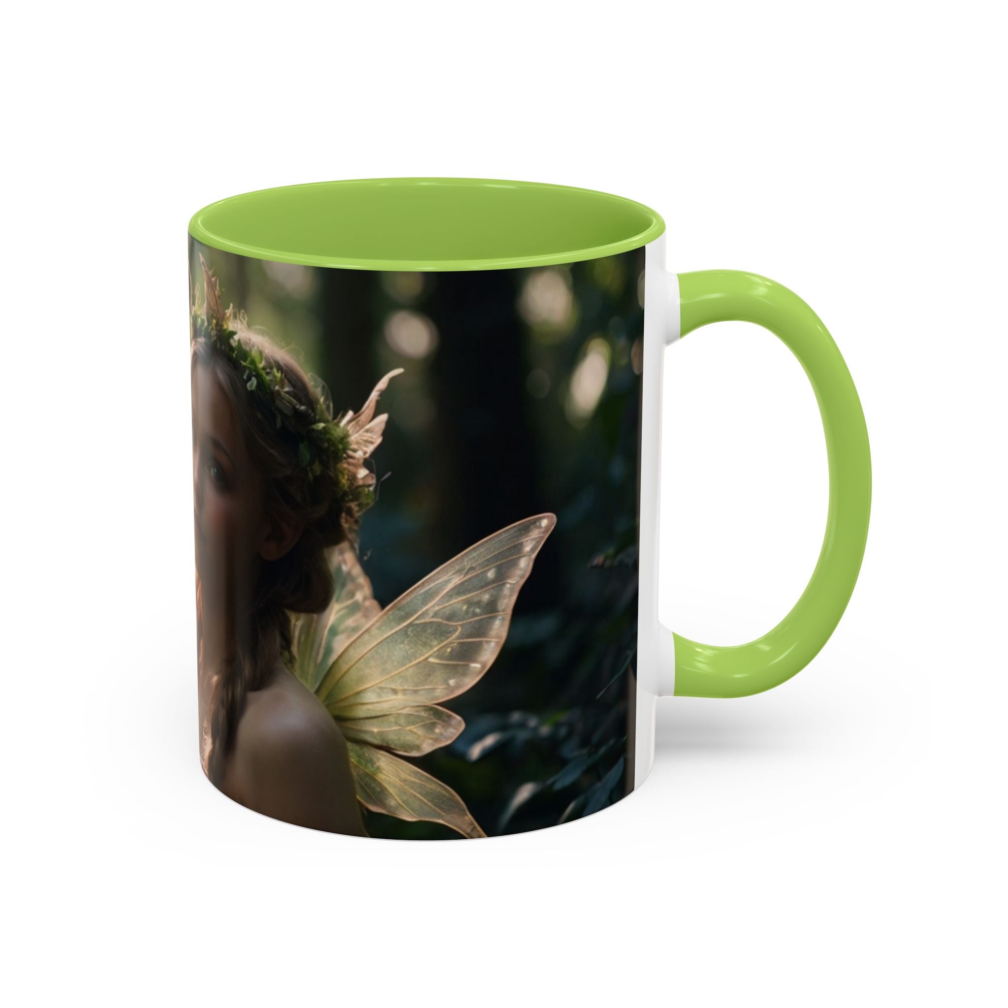 Fairy Forest Accent Coffee Mug - Enchanting Design for Nature Lovers