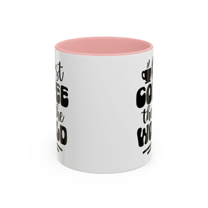 First Coffee Then the World - Stylish Accent Coffee Mug for Coffee Lovers, Gift for Friends, Kitchen Decor, Office Mug, Holiday Present
