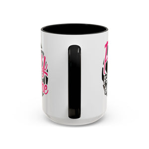 Volleyball  Coffee Mug, Play for the Cure Cup, Sports Gift , Athletes, Cancer Awareness, Inspirational Mug