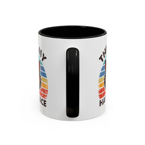 grumpy cat this is my happy face Accent Coffee Mug (11, 15oz) by the x m world