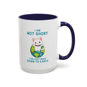 Cute Down to Earth Cat Coffee Mug - Perfect Gift for Cat Lovers