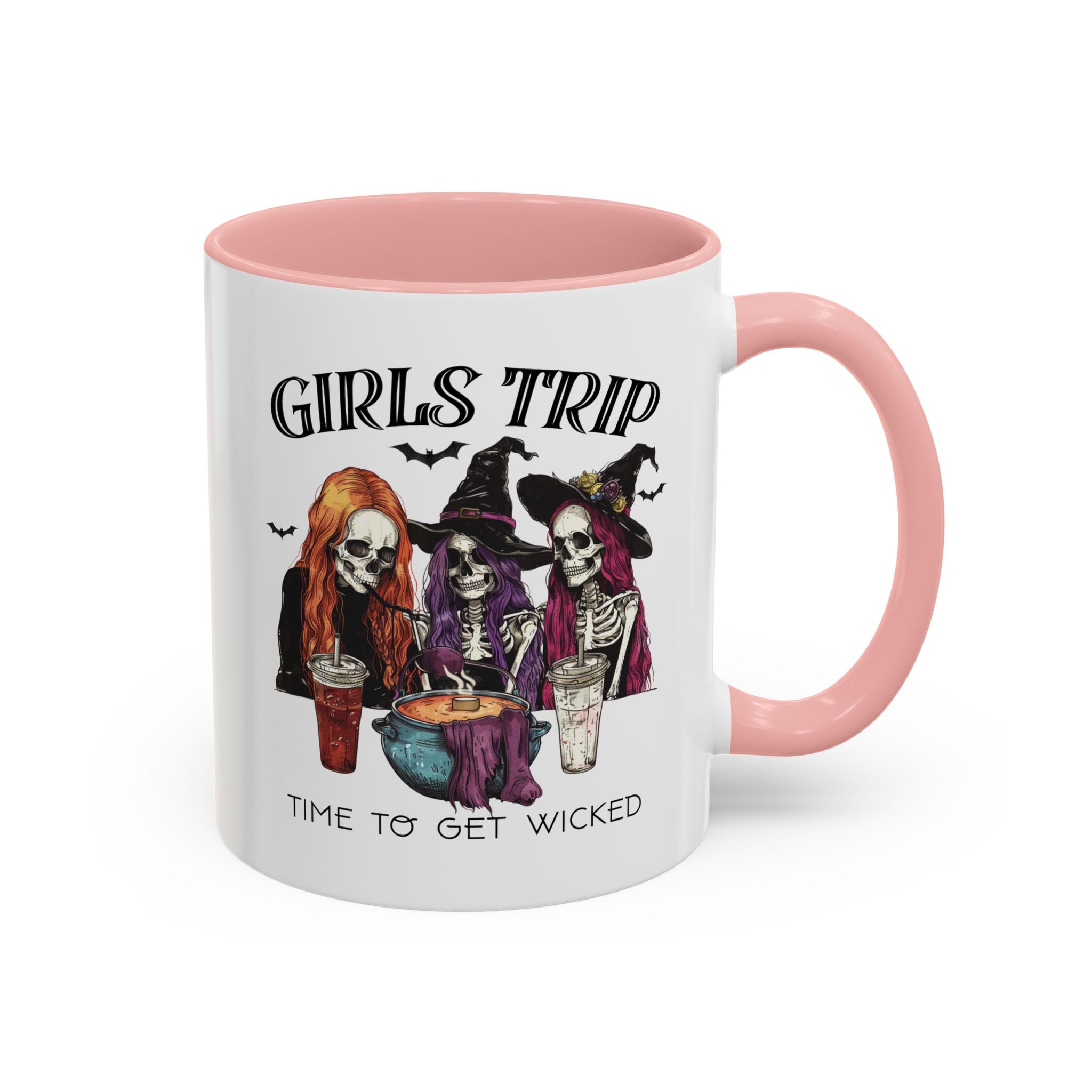 Wicked Girls Trip Coffee Mug, Halloween Gift, Spooky Vibes, Friends Gatherings, Witchy Decor, Fun Drinking Mug