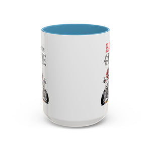 Bad to the Gnome Coffee Mug - 11oz & 15oz Accent Mugs for Bikers & Gnome Lovers