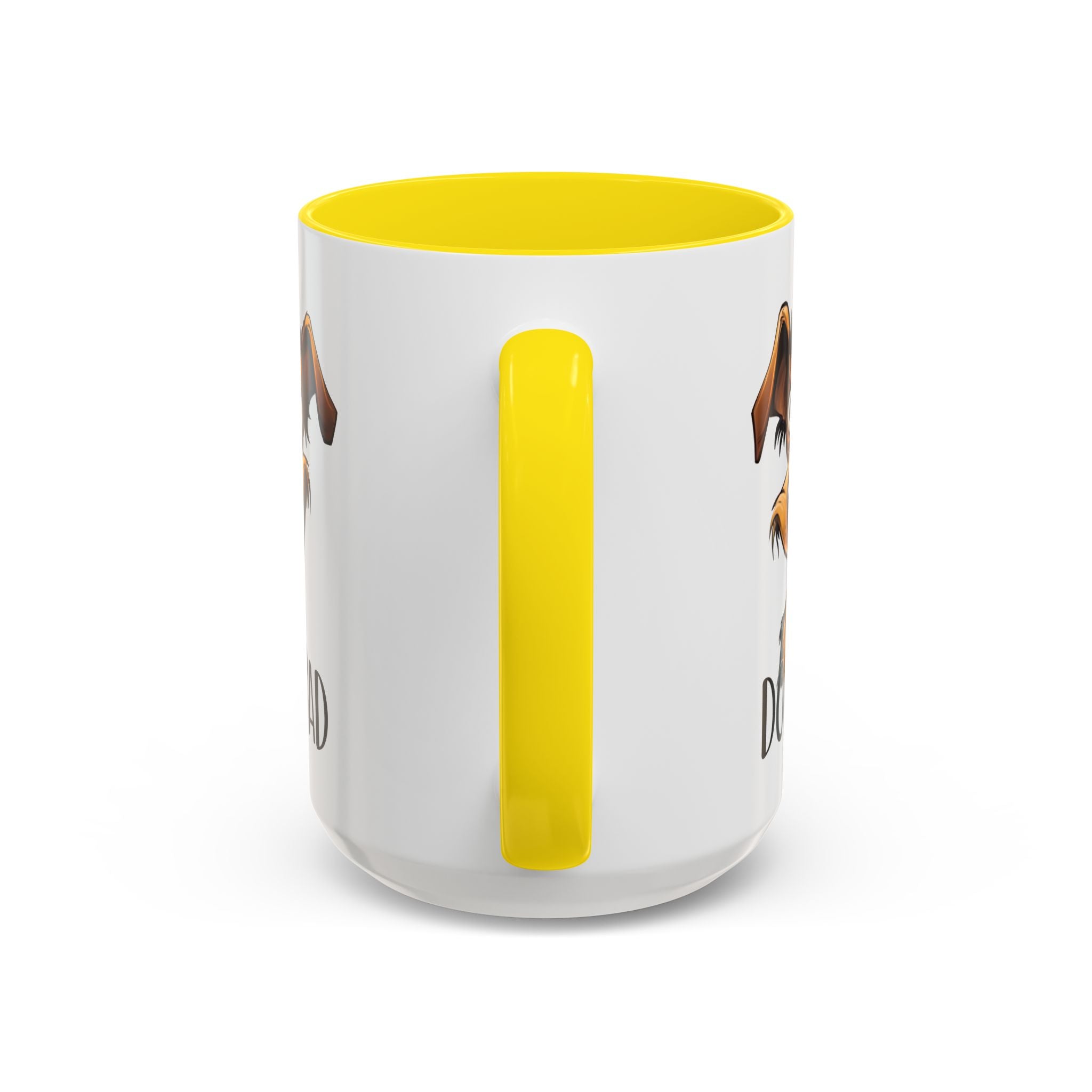 Dog Dad Accent Coffee Mug - Fun Gift for Dog Lovers, Pet Fathers, Father's Day, Birthday, Coffee Lovers