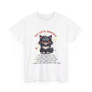 Grumpy cat five moods Unisex Heavy Cotton Tee by the x m world