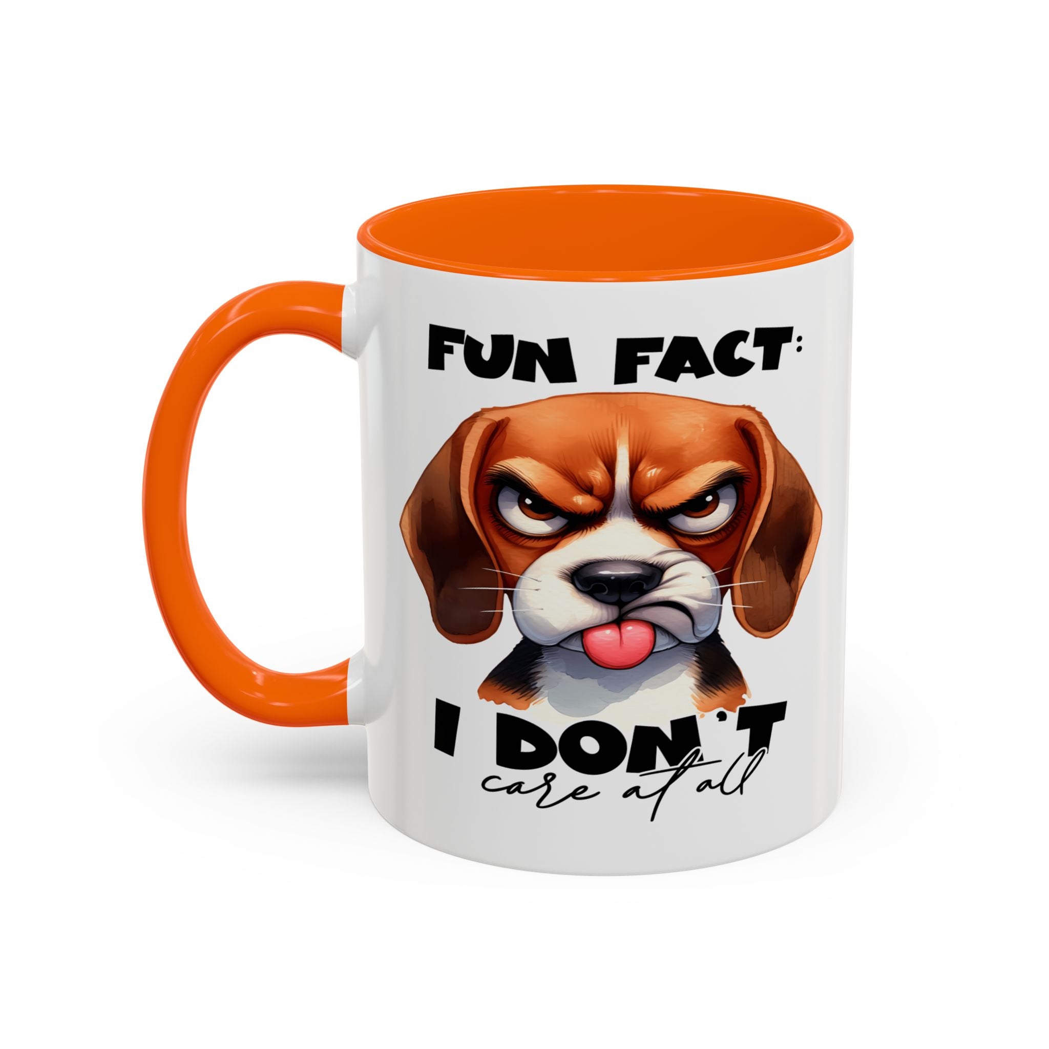 Funny Dog Accent Coffee Mug - Beagle Lover Gift, Pet Owner Present, Unique Animal Mug, Quirky Home Decor, Fun Fact Design