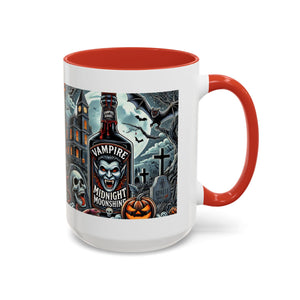 Gothic vampire Halloween Coffee Mug, Spooky Decor, Skull Design, Gift for Horror Lovers,  Party Essential, Unique Drinkware