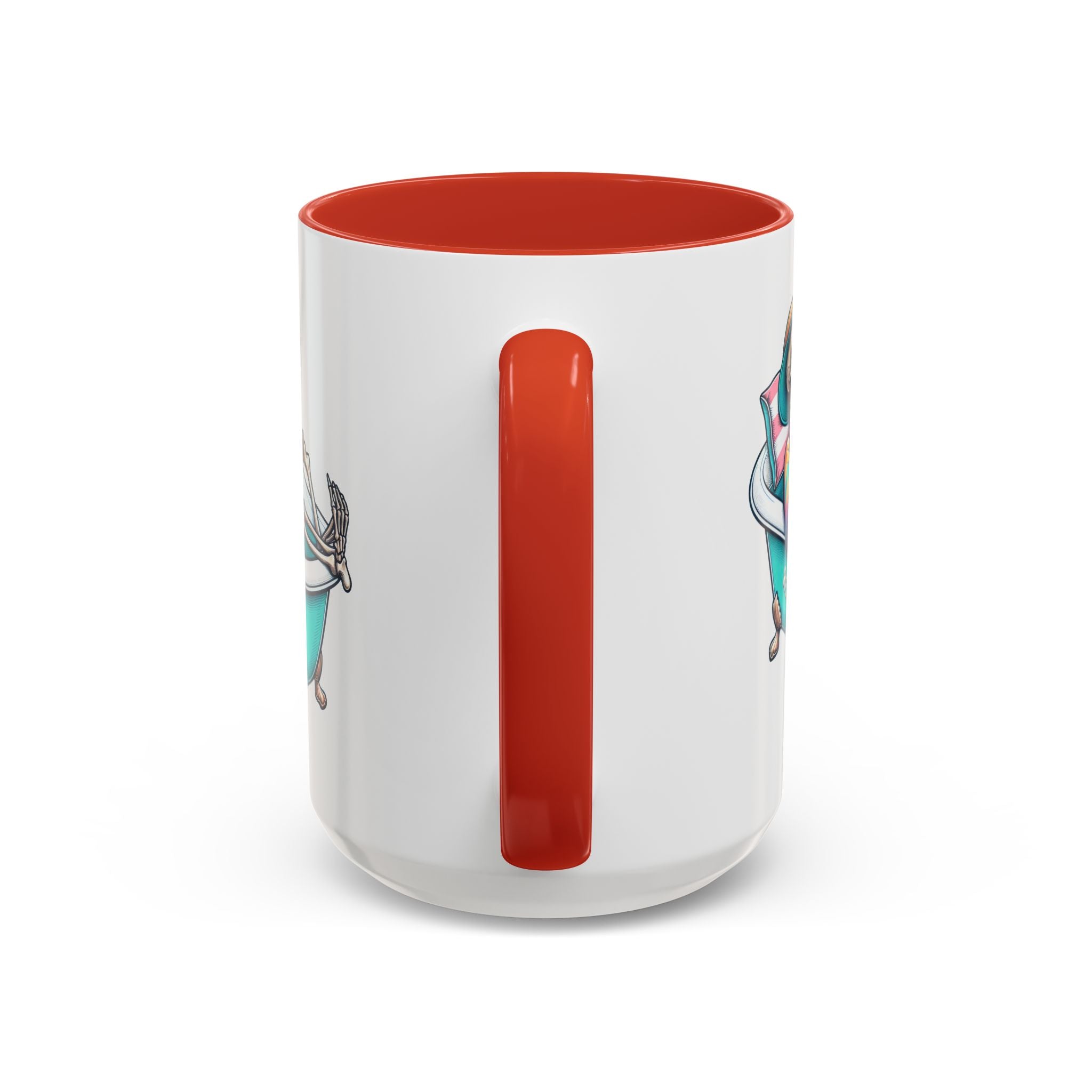 Rest in Peace Skeleton Coffee Mug - Fun Halloween Gift, Unique Home Decor, Hilarious Office Cup, Quirky Birthday Present, Spooky
