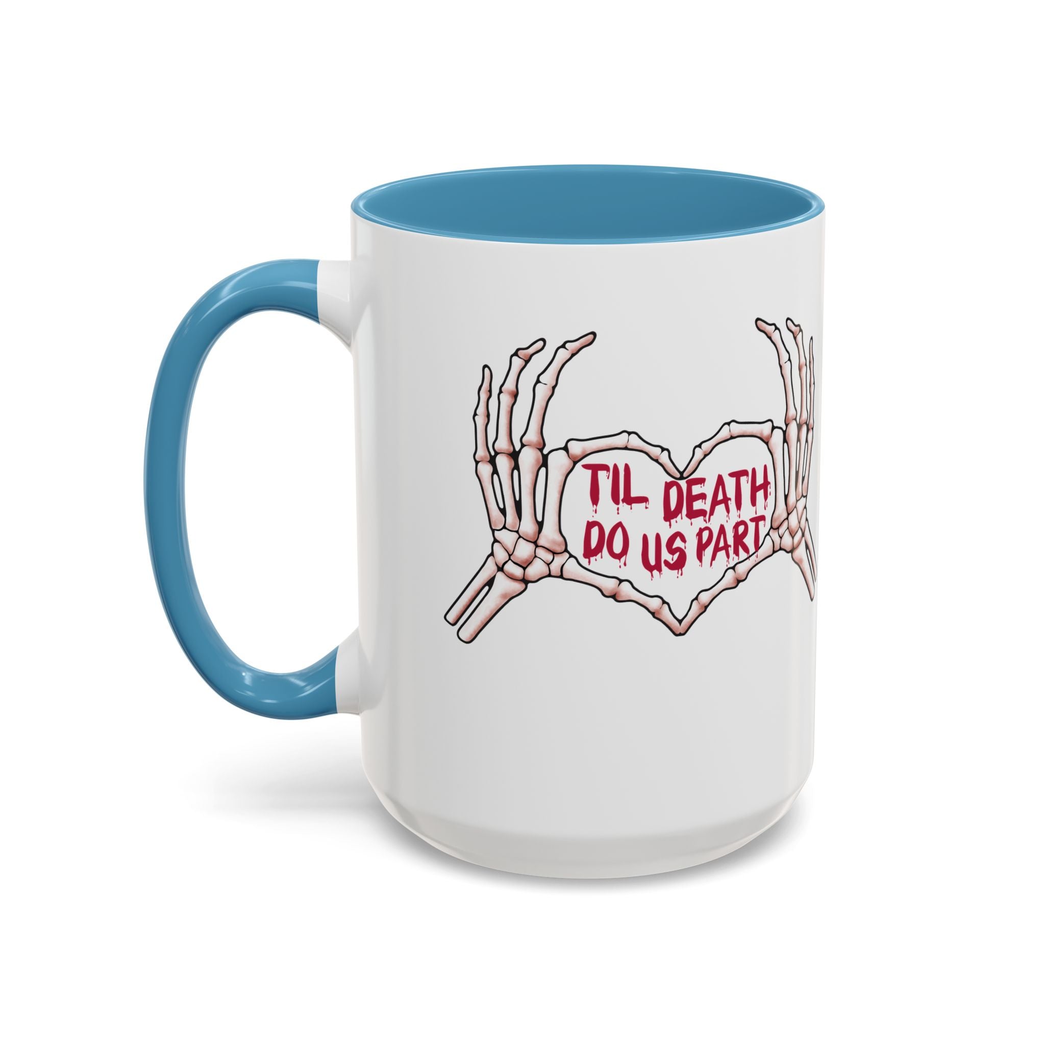 Til Death Do Us Part Skeleton Hands Coffee Mug