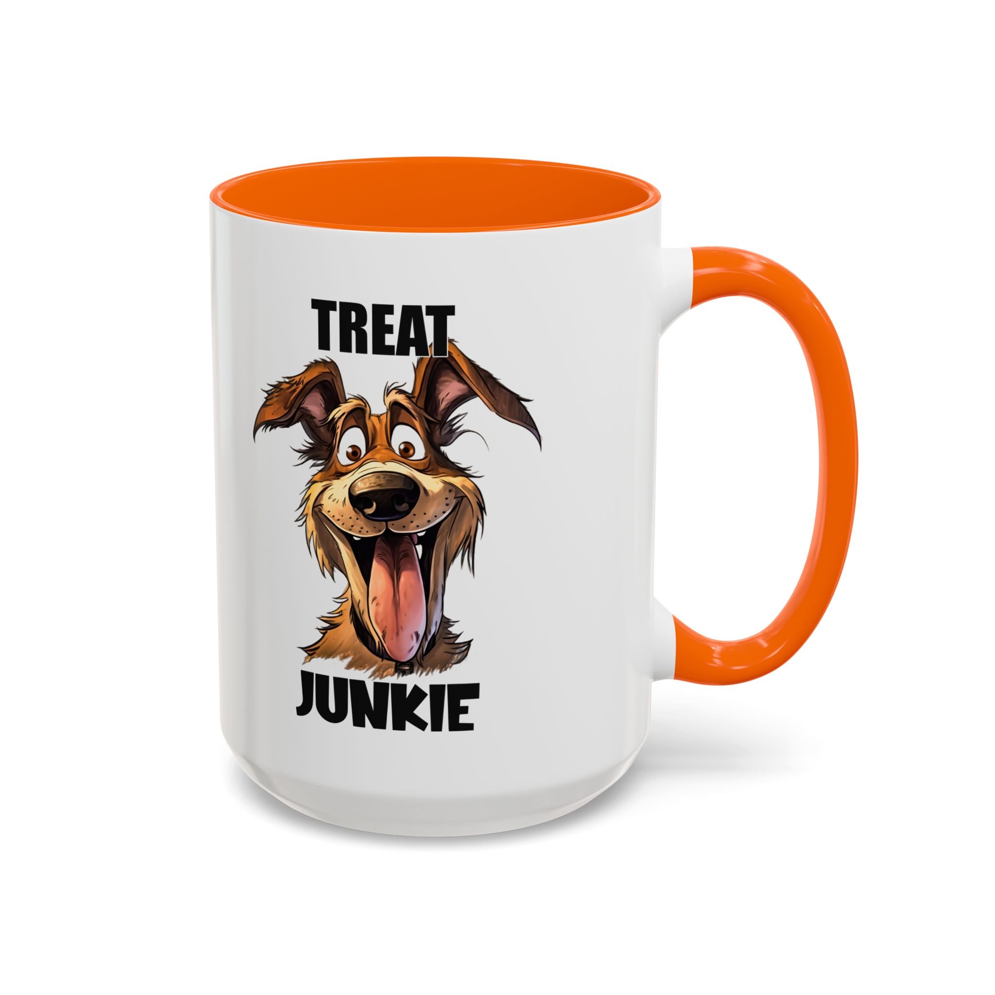 Funny Dog Lover Coffee Mug - Treat Junkie, Pet Gift, Animal Lover Cup, Dog Mom, Unique Mug for Dog Owners