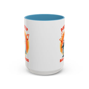 Ghost Coffee Mug, Perfect for Halloween, Fun Gift for Kids & Adults, Don't Stop Boo-lieving Mug, Caffeinated Spirits