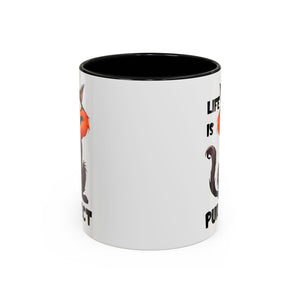 Purrfect Cat Accent Coffee Mug, Cat Lover Gift, Funny Drinkware, Cute Kitchen Accessory, Pet Owner Mug, Unique Gift Idea