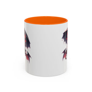 Gothic vampire girl  horror art Accent Coffee Mug (11, 15oz)