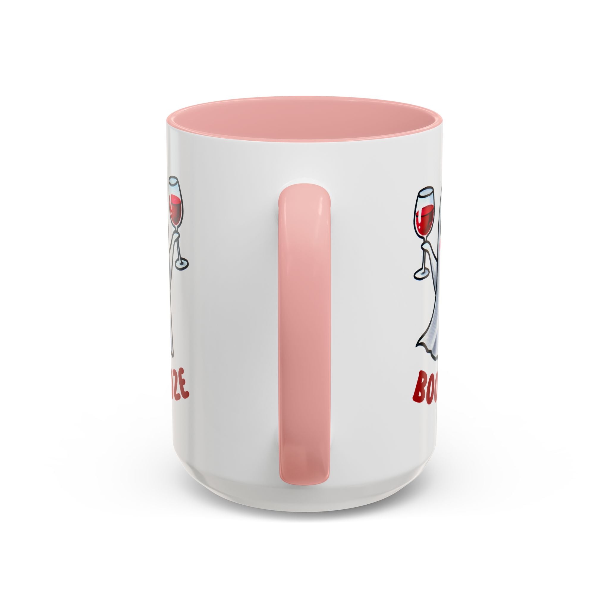 Boozy Ghost Accent Coffee Mug | Funny Halloween Tea Cup, Spooky Gift, Halloween Decor, Ghost Mug for Parties, Unique Drinkware