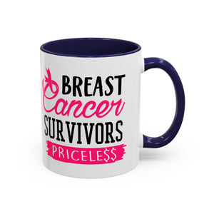 Breast Cancer Survivors Coffee Mug, Inspirational Cancer Gift, Supportive Awareness Mug, Gift for Survivors, Encouraging Morning Coffee