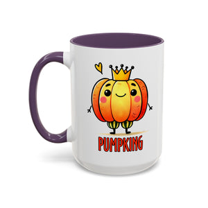 Pumpkin King Coffee Mug, Cute Mug for Fall, Halloween Decor, Gift for Pumpkin Lovers, Funny Holiday Mug, Fun Kitchenware