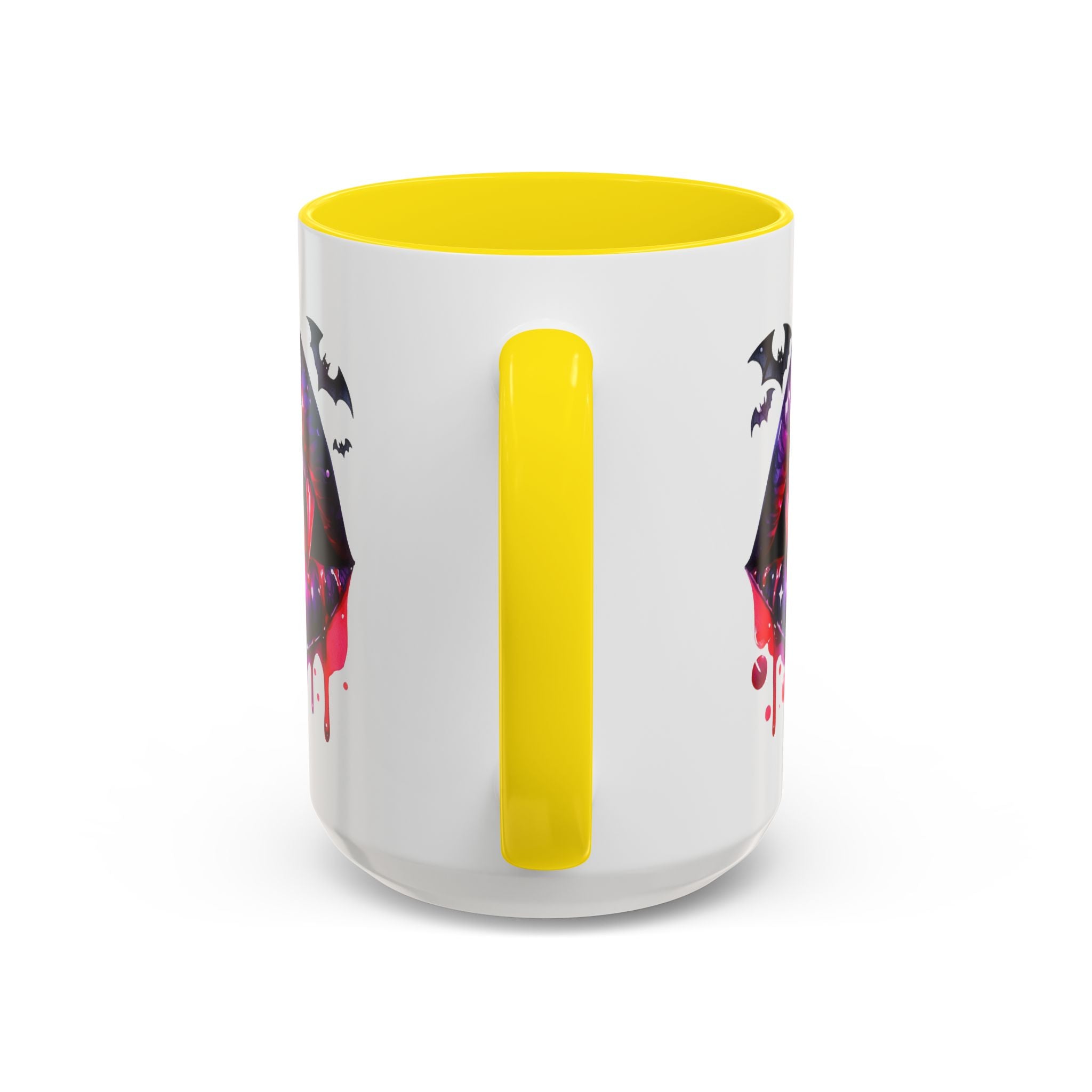 Gothic Vampire Coffee Mug, Halloween Mug, Dark Aesthetic, bats, Spooky Home Decor, Unique Coffee Cup
