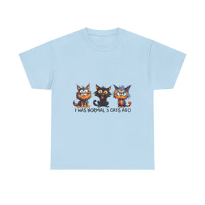 Funny Cat Lovers Tee - I Was Normal 3 Cats Ago, Unisex Shirt for Pet Owners, Cat Mom Gift, Cute Animal Tee, Cat-Themed Humor, Birthday [...]
