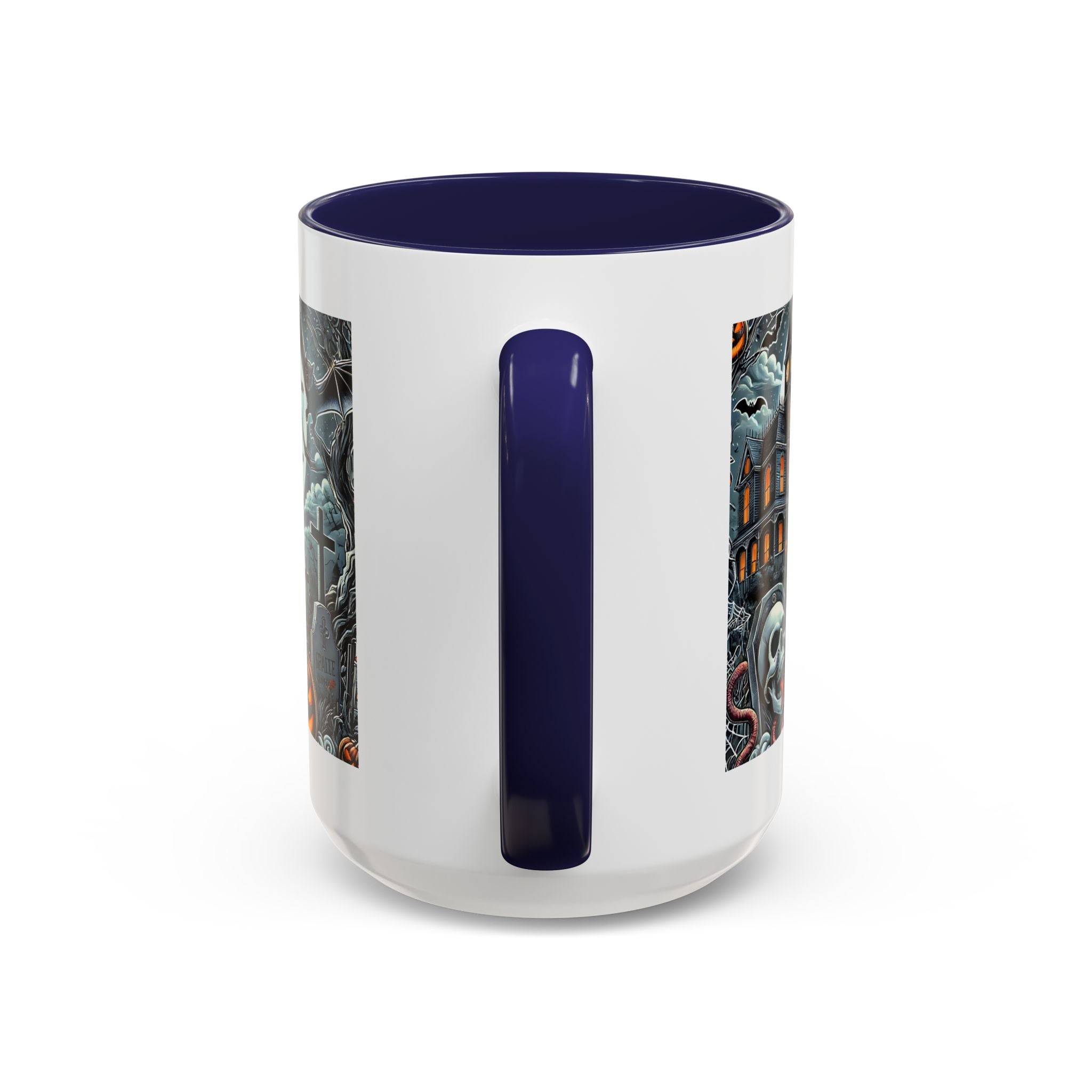 Gothic vampire Halloween Coffee Mug, Spooky Decor, Skull Design, Gift for Horror Lovers,  Party Essential, Unique Drinkware