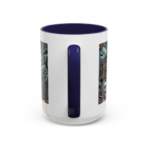 Gothic vampire Halloween Coffee Mug, Spooky Decor, Skull Design, Gift for Horror Lovers,  Party Essential, Unique Drinkware