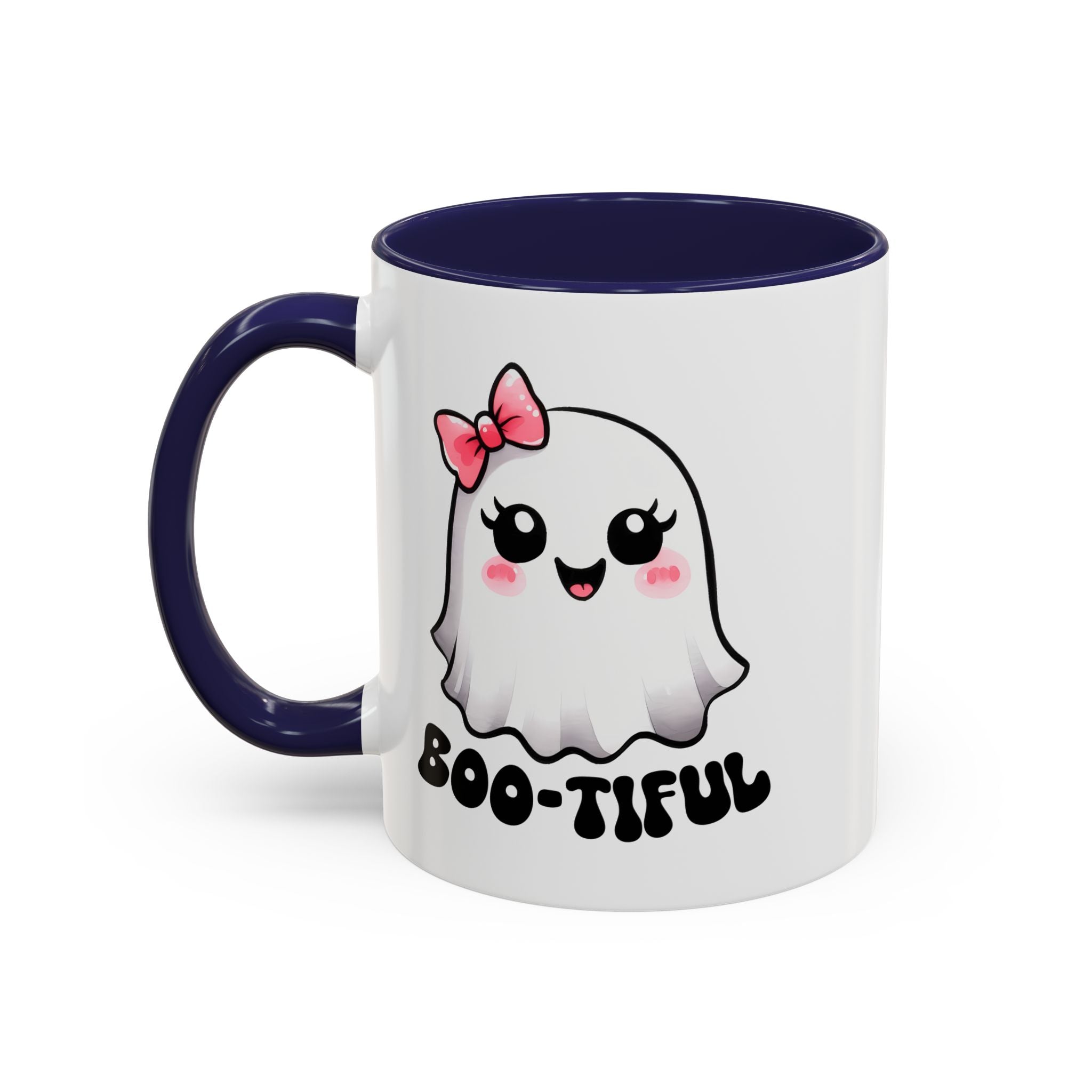 Cute Ghost Coffee Mug - Perfect for Halloween, Gift for Friends, Spooky Season, Cozy Vibes, Boo-tiful Design