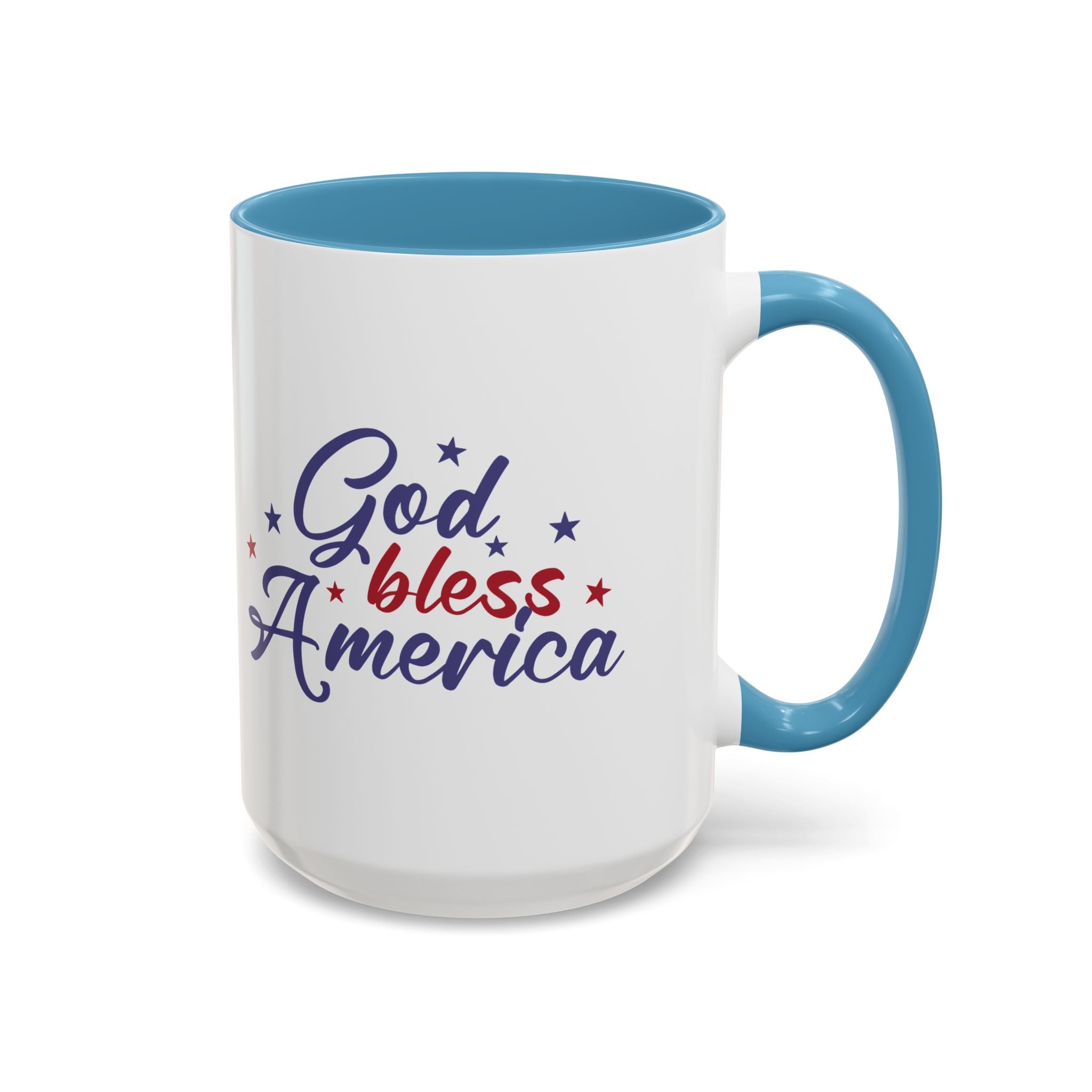 Patriotic Coffee Mug - God Bless America Design