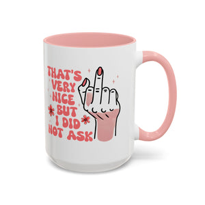 Sassy Accent Coffee Mug, Funny Gift, Humor Mug, Conversation Starter, Coffee Lover Gift, Unique Handmade Mug
