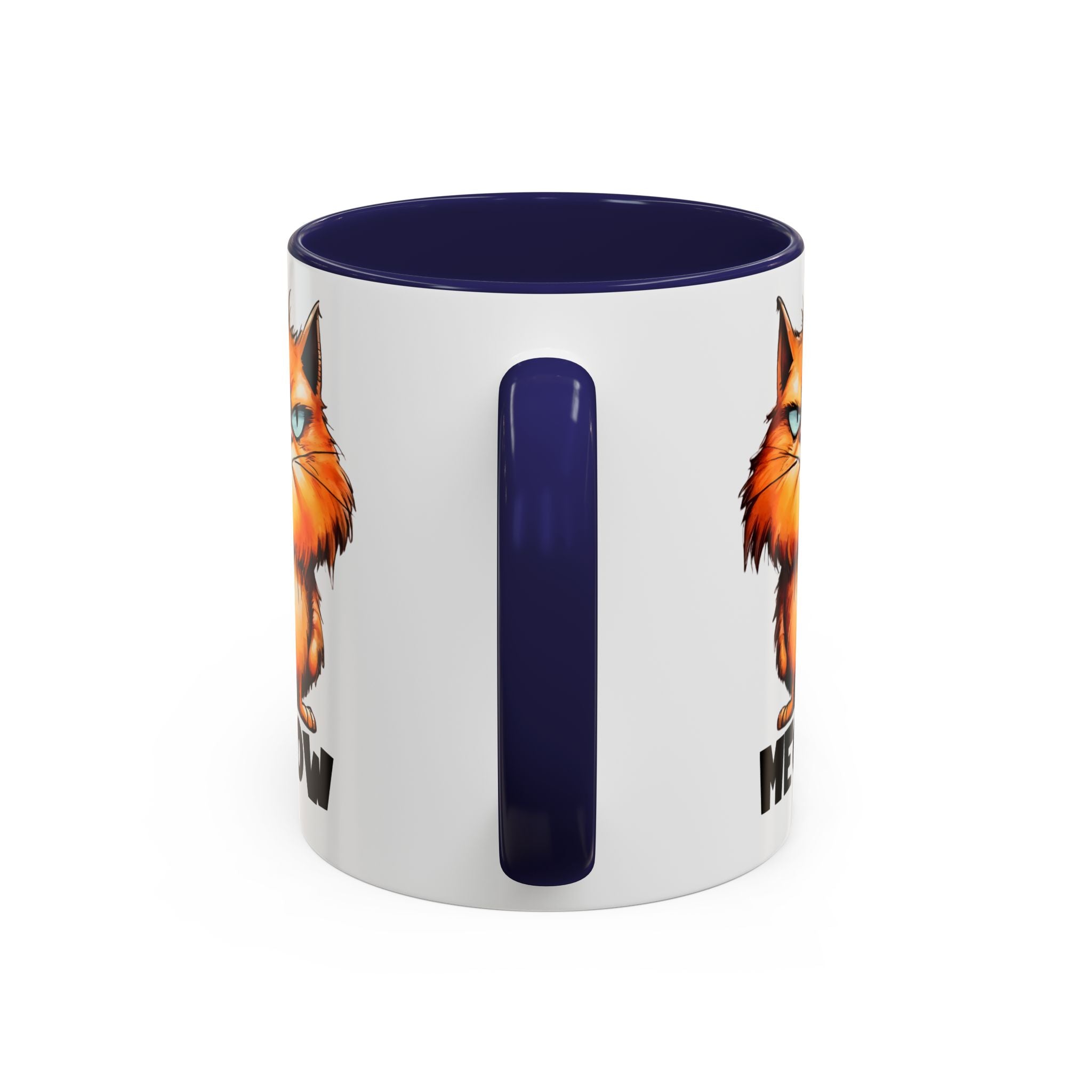 Funny grumpy  Cat Accent Coffee Mug - Perfect Gift for Cat Lovers, Meow Mug, Pet Owner Present, Caffeine Fix, Novelty Drinkware