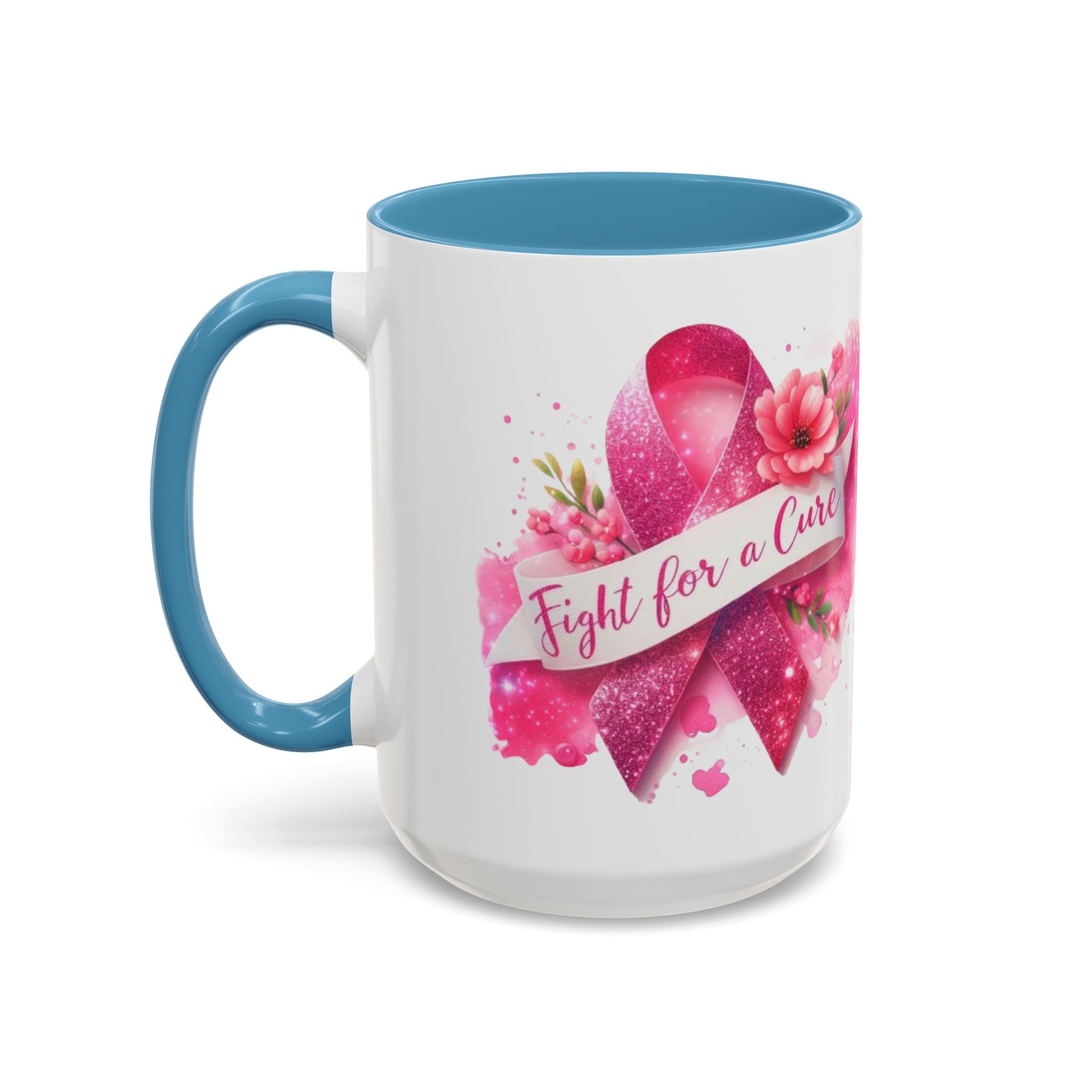Inspirational Breast Cancer Awareness Coffee Mug - Fight for a Cure, Support Cancer Survivors, Gifts for Her, Pink Ribbon Design, [...]