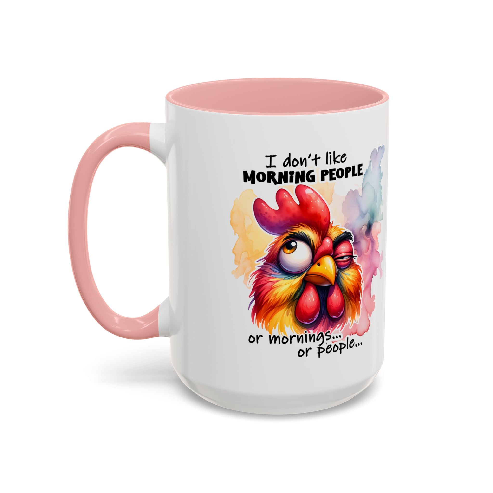 Funny Morning Coffee Mug, Rooster Mug, Gift for Coffee Lovers, Morning People, Humor Mug for Friends