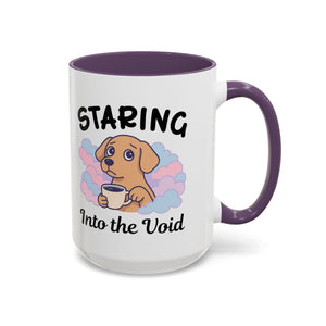 Cute Dog Coffee Mug for Animal Lovers, Staring Into the Void, Fun Gift for Pet Owners, Coffee Lovers, Cute Kitchen Decor