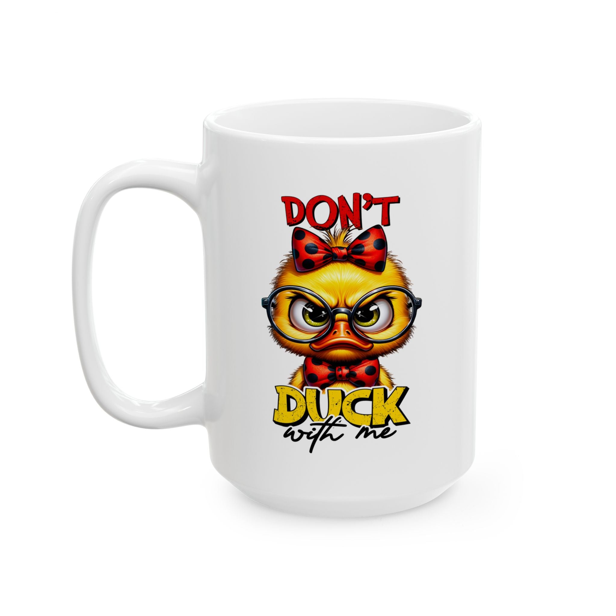 funny duck attitude sarcasm coffee Mug for Coffee Lovers, Quirky Gift for Friends, Office Humor, Don't Talk to Me, Birthday Present