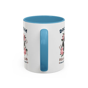 Dog Mom Coffee Mug - Life is Better with a Dog, Pet Lover Gift, Floral Paw Print Mug, Dog Mom Gift, Personalized Dog Mom Mug