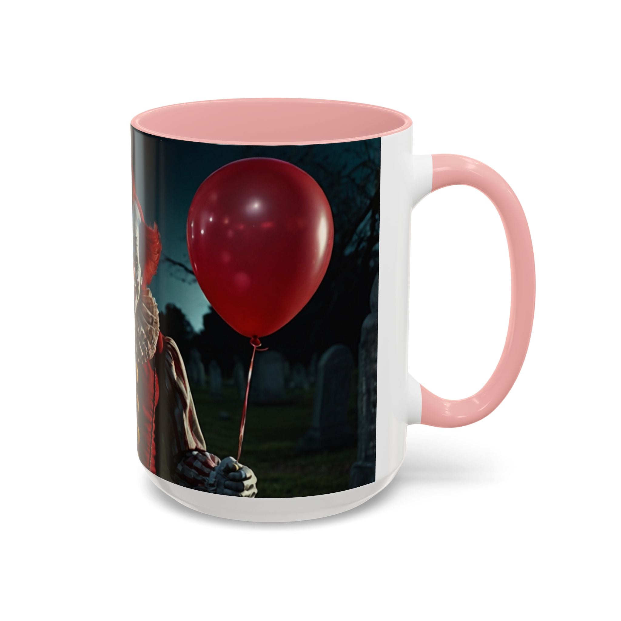 Creepy Clown Coffee Mug - Perfect for Halloween or Horror Fans art